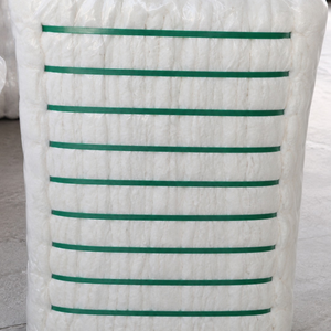 Fibre de coton peigné 100% blanchie, blanc pur, 16-20mm, pour tampons de coton, cotons-tiges et coton absorbant médical - Product Image 2