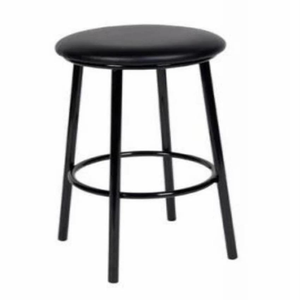 Taburete de Bar de Metal Industrial Hecho a Mano con Asiento Superior de Madera para Barra de Cocina, Cafetería, Restaurante y Decoración del Hogar - Product Image 1