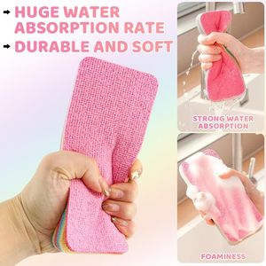 Spugna in Microfibra a 12 Strati, Blocco Spugna Anti-Graffio per Cucina, Facile da Pulire, Disponibile in Vari Colori - Product Image 1