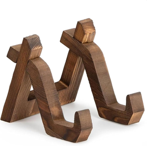Support de rangement en bois en forme de L, minimaliste, pour salle de bain, à prix avantageux - Product Image 4