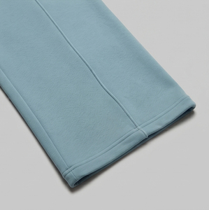 Pantalon de survêtement ample et épais pour homme, coupe décontractée, avec broderie et patchs effet usé, jambe large droite - Product Image 5