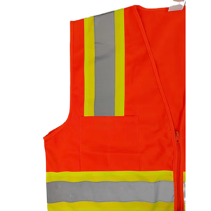 Chaleco de Seguridad Reflectante Impermeable con LED de Malla ANSI Clase 1 de Alta Visibilidad con Logotipo Personalizado al por Mayor OEM para Hombre, Seguridad Industrial - Product Image 6