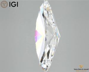 Diamante Cultivado en Laboratorio CVD de Corte Marquise Ideal de 5.00 CT, Color D, Claridad VS1, Certificado IGI, Diseñado para Joyería Personalizada - Product Image 6