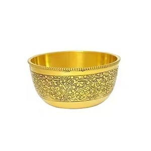 Tazón de Servir de Metal de Diseño, Tazón de Acero Inoxidable para Alimentos, Vajilla Moderna para Cocina y Comedor, Plato para Servir Ensaladas y Frutas, Uso Doméstico - Product Image 4