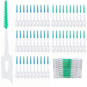 300 Spazzolini Interdentali Premium in Silicone Morbido Monouso a Doppio Uso per una Pulizia Efficace dei Denti - 300 Pezzi - Product Image 1