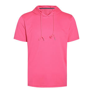 Camiseta Deportiva de Manga Corta Estilo Casual para Hombre, Ropa de Gimnasio, Top de Fitness, Ropa Deportiva de Alto Rendimiento, Sudadera con Capucha para Hombre - Product Image 1