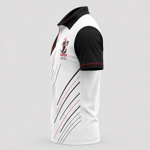 Camiseta de críquet personalizada por sublimación para hombre, ropa de equipo OEM, transpirable, de poliéster, manga corta, para deportes. - Product Image 2