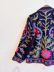 เสื้อแจ็คเก็ตผ้ากำมะหยี่ปักลายซูซานี Hear Plus ระบายอากาศได้ดี สไตล์โบโฮ เสื้อคลุมสั้น ของขวัญวาเลนไทน์รูปหัวใจ - Product Image 2