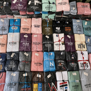 เสื้อยืดแบรนด์ดัง คละแบบ พร้อมส่ง แพ็คเสื้อยืดผ้าคอตตอนเจอร์ซีย์พิมพ์ลาย โรงงานผลิตโดยตรง ผู้ผลิตจากบังกลาเทศ - Product Image 5
