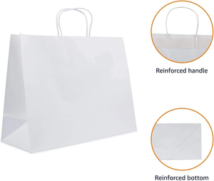 Bolsas de Papel Impresas con Logotipo Personalizado de Alta Calidad para Regalos, Ropa, Empaque, Compras, con Asa Troquelada, Precio Bajo - Product Image 3