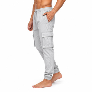 Multi Pocket Workwear <b>Trouser</b> Design With Side Pockets Soft Breathable Fabric Relaxed Fit and Everyday Streetwear <b>Cargo</b> <b>Trousers</b> - Product Image 3