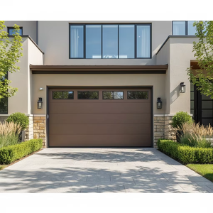 ประตูโรงรถแบบม้วนไฟฟ้า โครงอะลูมิเนียมอัลลอยด์ สำหรับใช้งานภายนอกอาคาร ดีไซน์ทันสมัย ผลิตโดยผู้ผลิตชั้นนำ รับสั่งทำตามความต้องการ - Product Image 1