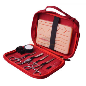 Kit d'entraînement à la suture en acier inoxydable personnalisable de haute qualité, instruments chirurgicaux manuels conformes MOL pour étudiants en médecine - Product Image 1