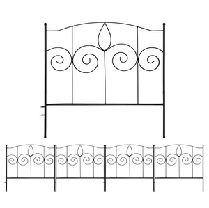 Best Selling Modern Retro Metal Lawn Border Edging Outdoor Garden Iron Ornament with Stylish Landscape Design - Product Image 5