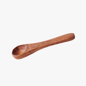 Decorative Beaded Handle Wooden Scoop Handmade Natural Wood Serving Spoon Rustic Kitchen Dining <b>Table</b> Accessory best sell new - Product Image 4
