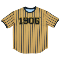T-shirt personnalisé en chenille épaisse pour hommes, broderie chenille OEM