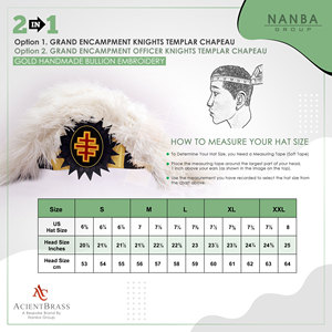 ผู้ผลิตหมวกขนนกอัศวินเทมพลาร์ |   ผู้จัดจำหน่ายหมวกอัศวินเทมพลาร์ - Product Image 6