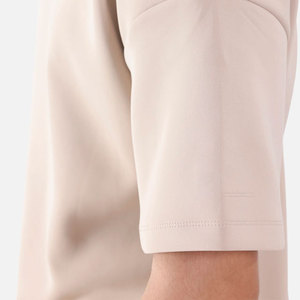 เสื้อผ้าไซส์ใหญ่ขายส่งราคาถูก เสื้อยืดทรงยาวหลวมโอเวอร์ไซส์ แขนสั้น ผ้าคอตตอนเจอร์ซีย์ 300 กรัม หนานุ่ม - Product Image 6