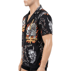 Hawaiian Beach Solid Dress Shirt High Street Style Breathable Quick Dry 100% Polyester Broadcloth Summer Season Compatible ODM - Product Image 4