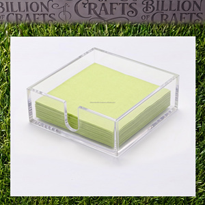 Clear Acrylic Storage <b>Tray</b> Rectangular Open Front <b>Organizer</b> Bin Single Tier Tabletop Modern <b>Desk</b> Holder - Product Image 4