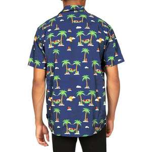 เสื้อเชิ้ตฮาวายชายหาดแขนสั้นลายพิมพ์สำหรับผู้ชาย สวมใส่สบาย ระบายอากาศได้ดี น้ำหนักเบา เหมาะสำหรับวันหยุดพักผ่อนฤดูร้อน - Product Image 6