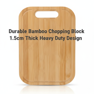 Tablas de Cortar de Bambú Duraderas de 1.5 cm de Grosor, Tabla de Cortar Ecológica para Cocina, Tabla de Madera Sostenible de Alta Resistencia - Product Image 2