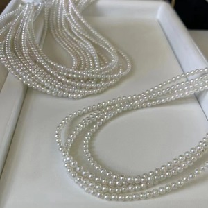 Collier de perles d'eau douce élégant et luxueux pour femmes, collier polyvalent pour bébé, collier de clavicule, collier de perles à forte luminosité - Product Image 2