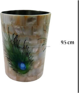 ชุดอุปกรณ์ตกแต่งห้องน้ำจากเปลือกหอยมุก  ปรับแต่งโลโก้/ขนาด/รูปทรงได้ ชุดสี่ชิ้น คุณภาพสูง ราคาโรงงาน - Product Image 6