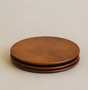 Handcrafted Solid Copper <b>Coaster</b> Set For <b>Drinks</b> Elegant Minimalist Metal <b>Drink</b> <b>Coasters</b> For Home Bar & Restaurant Eco-Friendly - Product Image 3