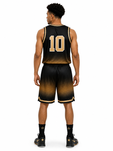 Maillots de basket-ball pour hommes de haute qualité, design tendance, personnalisés, ensembles d'uniformes d'équipe, tendance du moment, vente chaude, respirants, séchage rapide - Product Image 3