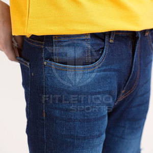Pantalones Vaqueros para Hombre al por Mayor, Bajo MOQ, Impermeables, Transpirables, Lisos, con Botones, Diseño Personalizado, Lavados, Último Diseño, para Venta en Línea - Product Image 6