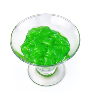 Sternförmige grüne Apfel-Nata-de-Coco-Kokosnuss-Gelee-Bubble-Tea-Boba-Toppings und Eiscreme-Desserts – Kommerzielle Getränkezubehörteile - Product Image 2