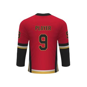 Logo personnalisé Maillot de hockey sur glace à manches longues avec sublimation pour hommes Vente en gros Maillot de hockey par équipe personnalisé Vêtements de hockey sur glace - Product Image 2