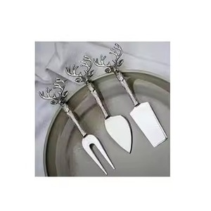 ชุดมีดชีสคุณภาพสูง สแตนเลสสตีล ชุดอุปกรณ์ตัดและเสิร์ฟชีสสำหรับครัว - Product Image 2