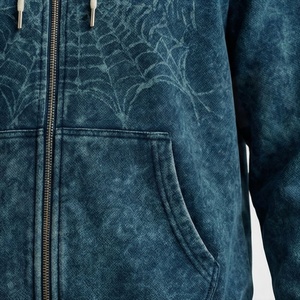 Custom <b>Paint</b> Splatters Vintage Acid Wash Flare Stacked Sweat Pants Hoodie Two Piece <b>Set</b> Tracksuit For Men Jogging Suit - Product Image 5