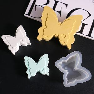 Moule en silicone pour bougie en gypse, décoration de papillon, grand et petit papillon, amour du papillon - Product Image 4