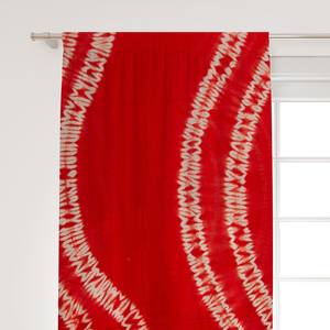 Rideau imprimé tie-dye teint à la main en coton naturel, décoration de fenêtre pour chambre, appartement, villa, vente en gros Inde - Product Image 2
