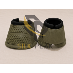 <b>Silk</b> for Olive <b>Green</b> Luxury Horse Protective Boots Breathable Mesh Fabric Solid Color Design Velcro Strap Customized Wholesale - Product Image 3