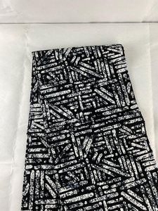 Tissu en maille de haute qualité Gaborone 2025 en coton et viscose imprimé wax africain pour vêtements féminins - Product Image 5