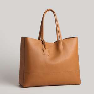 Bolso de Mano de Cuero Genuino Unisex, Impermeable, de Gran Capacidad, con Cierre de Cremallera, Nuevo Estilo Moderno - Product Image 6