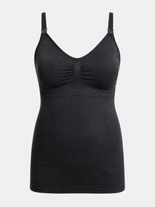 Black Bmama Maternity Nursing <b>Camisole</b> <b>Built</b> <b>In</b> <b>Bra</b> Breastfeeding Tank Top Nursing Clips Pregnancy Postpartum Wholesale - Product Image 4