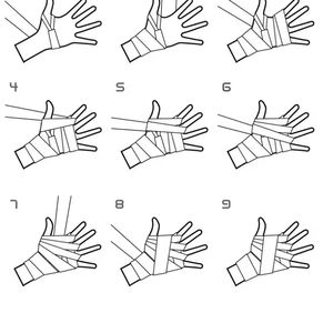 ผ้าพันมือสำหรับชกมวยแบบเจลพันเร็ว ขายดี ผ้าพันมือสำหรับชกมวยแบบขายส่ง ผ้าพันมือและสายรัดข้อมือสำหรับชกมวยทำจากผ้าฝ้าย - Product Image 6