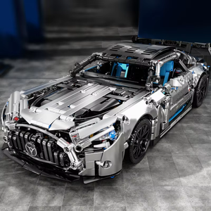 Bloques de Construcción de Autos Deportivos MJ BLOCK, Bloques de Ensamblaje de Autos de Carreras Famosos, Modelo de Auto de Velocidad Experto, Juguete de Ladrillos, Regalo Navideño para Niños - Product Image 6