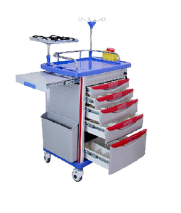 Chariot hydraulique d'urgence et de récupération - Mobilier hospitalier de classe Haryana Origin - Product Image 3