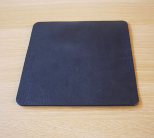 Tapis de souris en cuir véritable, accessoire de bureau de luxe, tapis de bureau en cuir de vachette pleine fleur, pour cadeaux LMP-0122 - Product Image 3