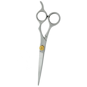 Tijeras de Barbero Plateadas con Tornillo Dorado, Acero Inoxidable Alemán, Tijeras Profesionales para Cortar el Cabello, Venta al por Mayor, Más Vendidas, Personalizadas - Product Image 6