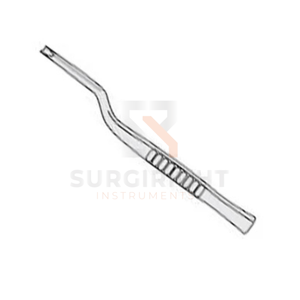 Ensemble d'instruments Medi Power Blush Surgical Killian Cutting Edge Bayonet Shaped 6mm Width Nasal Septum Gouge |   Rhinoplastie - Product Image 6