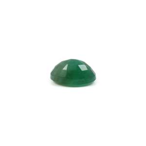 Certified Loose Synthetic Emerald Gemstone 3.5 Carat Trillion Pear Drop Faceted Cut - Product Image 3