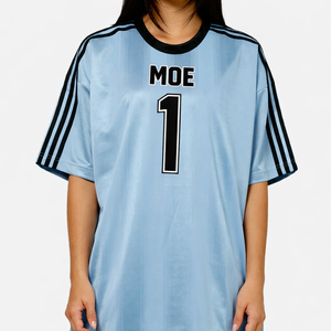 Maillot de football américain tendance surdimensionné, streetwear unisexe, t-shirt respirant 100% polyester, antibactérien, sublimation - Product Image 2