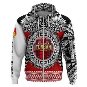 Sudadera con Capucha Personalizada con Logotipo OEM, Apliques Sublimados, Diseño Polinesio, 100% Algodón, Ropa Urbana para Hombre, Patrón Maorí Hawaiano - Product Image 4